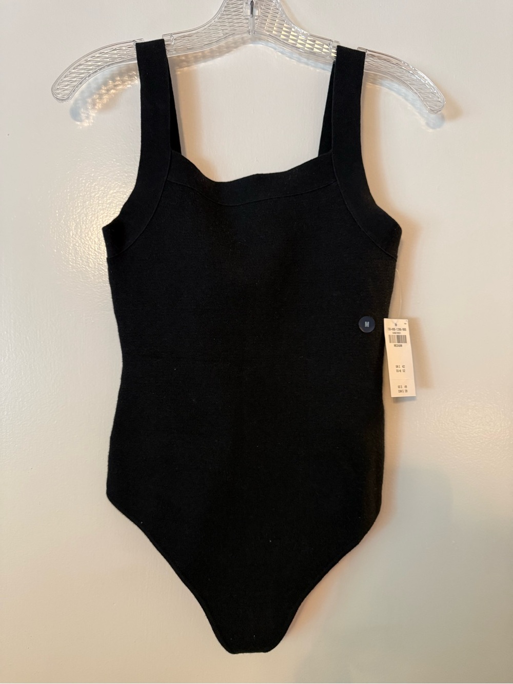 AF Square Neck Sweater Knit Bodysuit